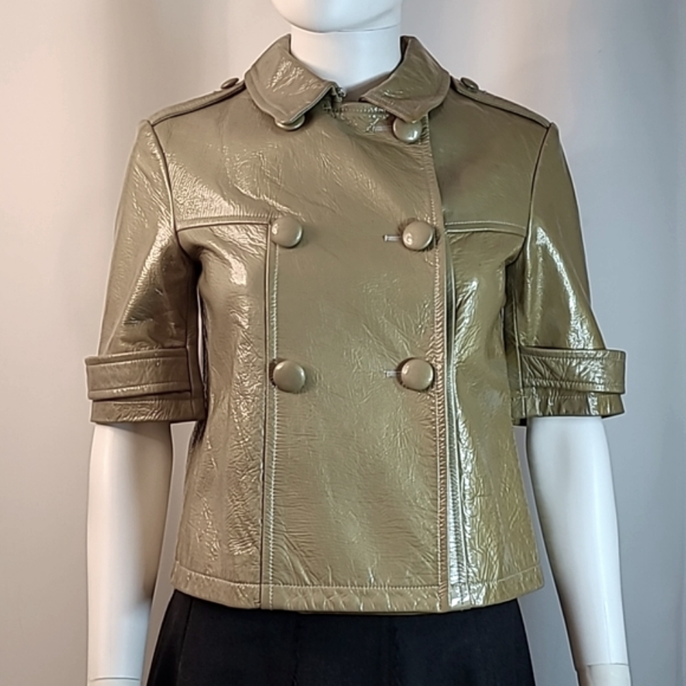Gryphon Pearlized Leather Jacket